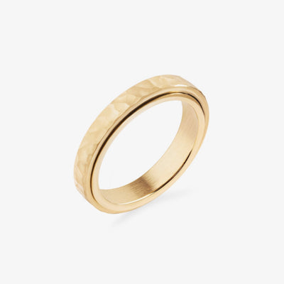 The Anchor Ring – Hammered Gold